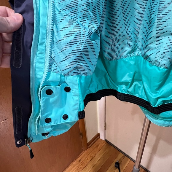 North Face Womens Varius Guide Jacket Small Waterproof HyVent Ski Hooded Coat - Picture 5 of 9